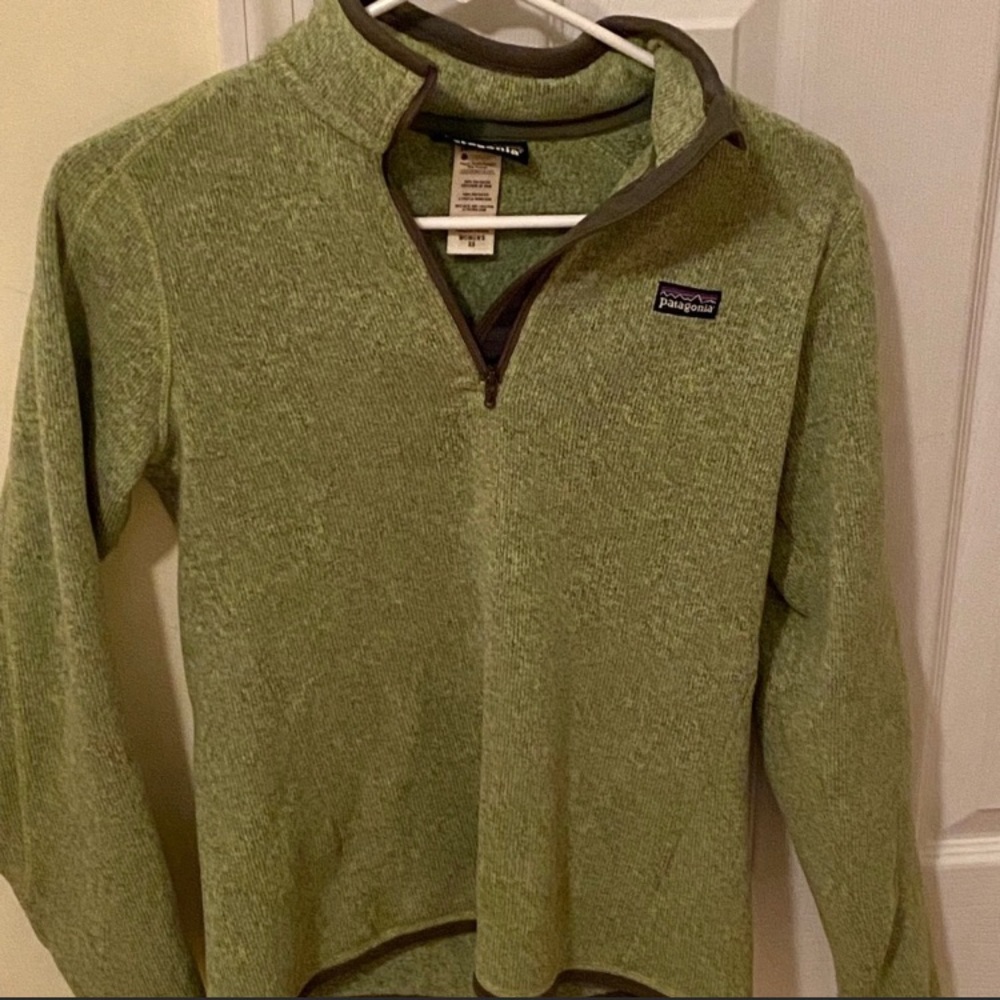 Patagonia Better Sweater | XS, 1/4 zip, Green, Womens
